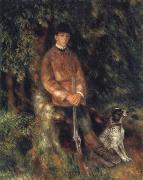 renoir, Alfred Berard and his Dog